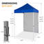 5 pi L 5 pi. D Tente escamotable en acier avec pare-soleil-86456015