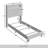 Fording Upholstered Bookcase Storage Bed-513822673-513822679