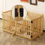 Chien autoportant en bois, 6 panneaux H 31 po pour les portes et les escaliers intérieurs