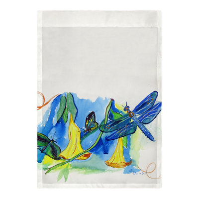 Bells Dfly Polyester Animal Garden flag