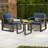 Syeira Wicker 2 - Person Patio Conversation Set with Cushions-765103922