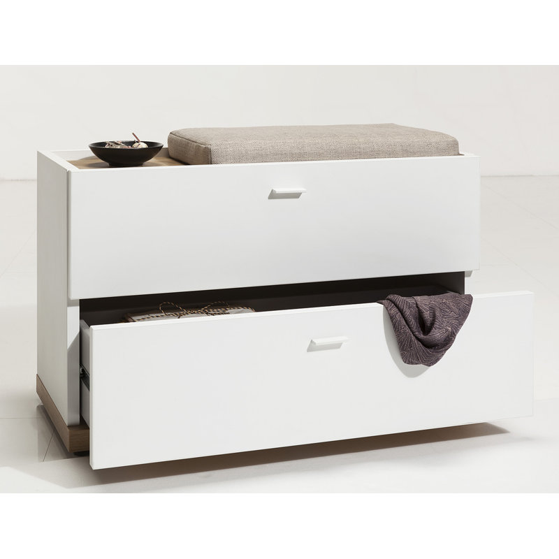 Passacoer Upholstered Bench with Drawers