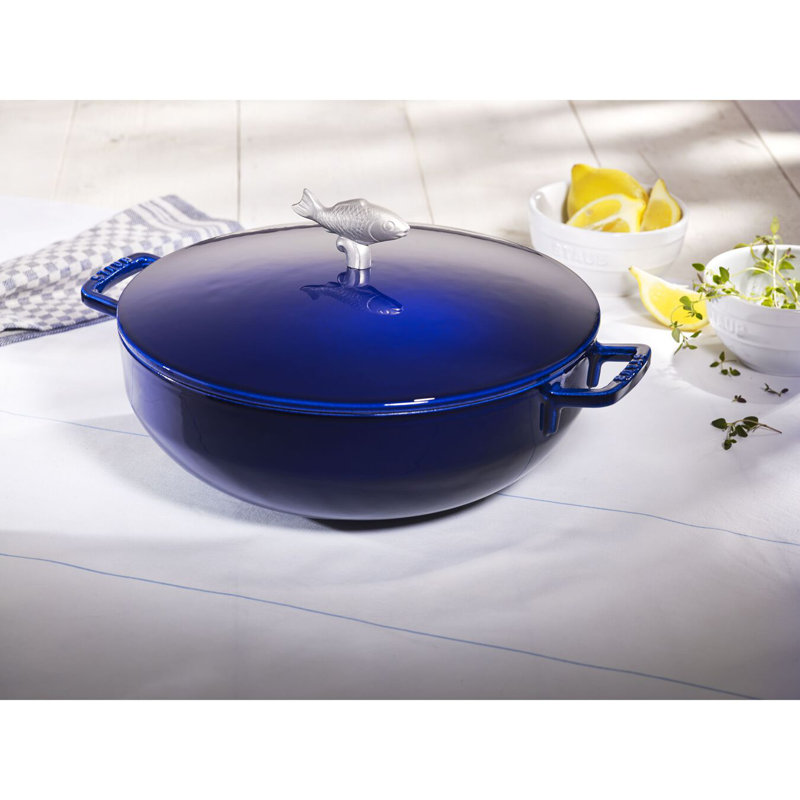 Staub Cast Iron 4.91-qt Bouillabaisse Pot