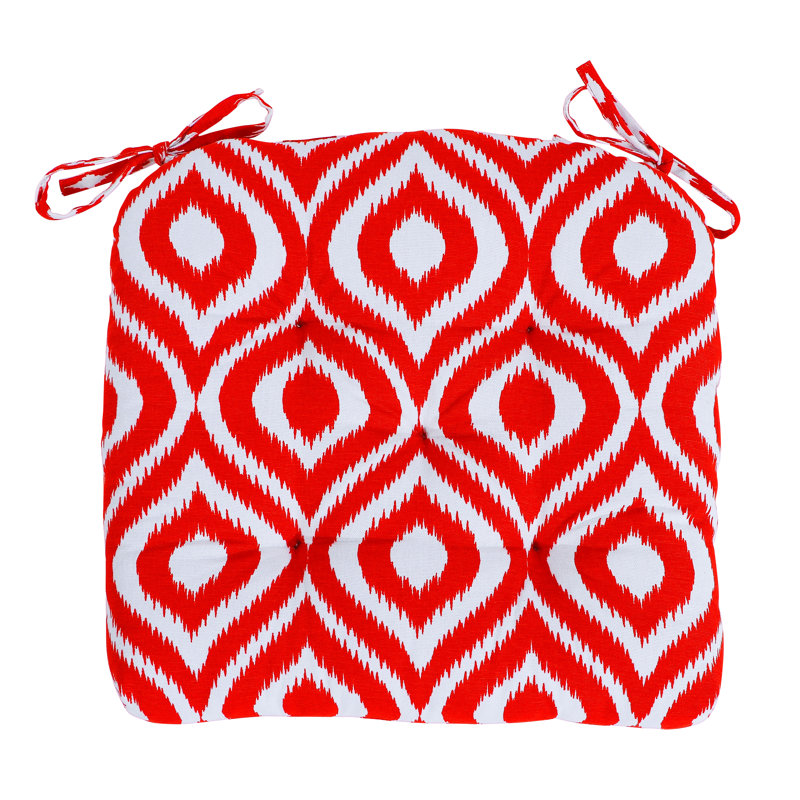 Coussin de coussin d'intérieur fait à la main, Rouge