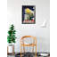 «Vintage Cape Cod Lighthouse the New Haven Railroad Affiche», impression encadrée