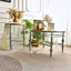 Table basse décorative en bois sculpté Accent