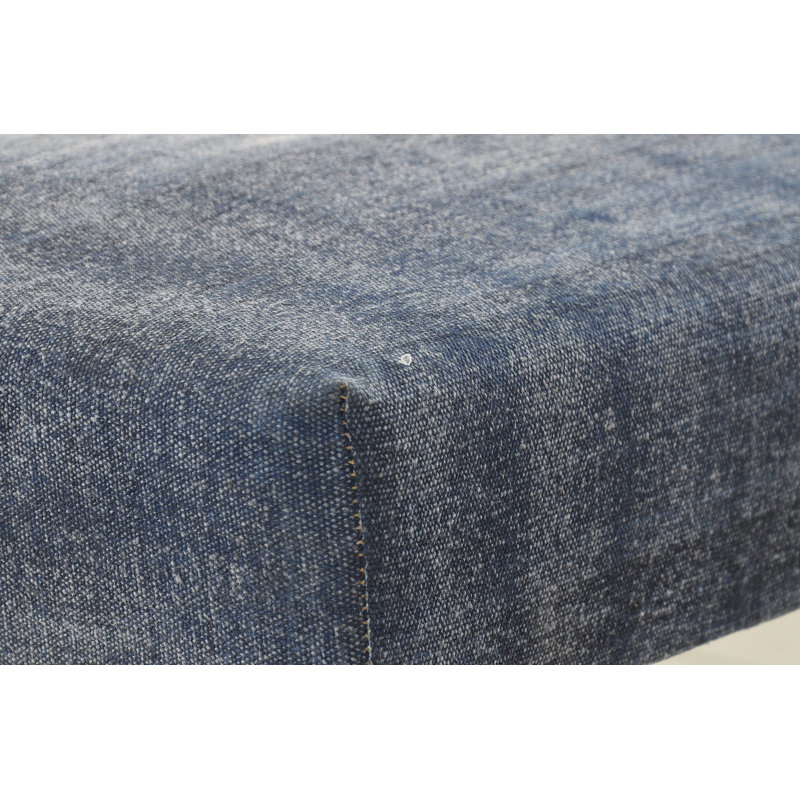 Banc rembourré bleu Mund