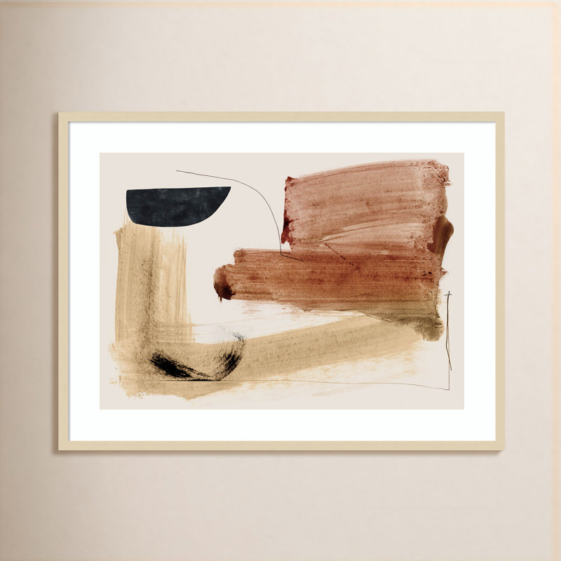 Cooking by Dan Hobday Wood Framed Wall Art Print, Brown, 31" H x 41" W