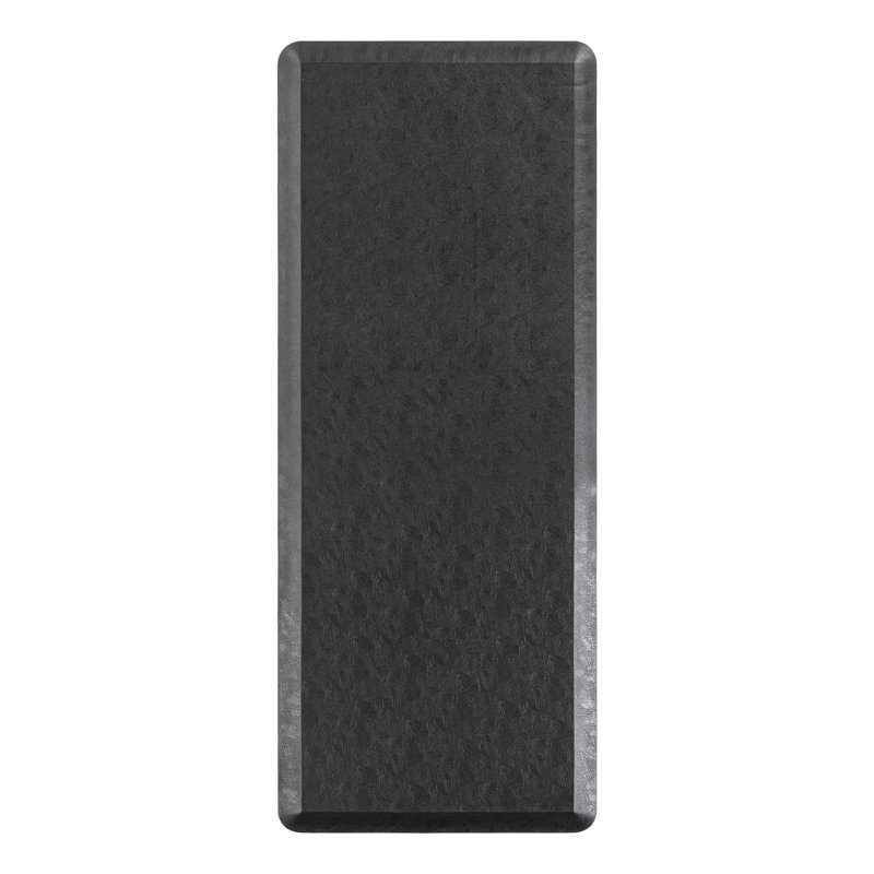 Tapis de cuisine antidérapant Bodington, Rectangle 2 pi x 5 pi, Noir