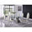 Glass Top Double Pedestal Dining Set-53729314-53945291-53729319