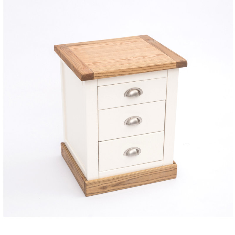 Finnegan 45cm W Plywood / Laminate Board Bedside Table