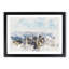 View Of San Francisco Watercolour - Framed Print-56881908-56881914