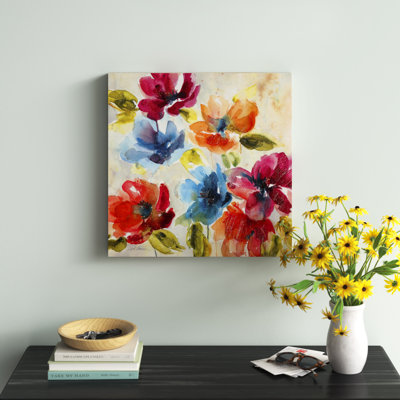 « color my world i », reproduction sur toile tendue