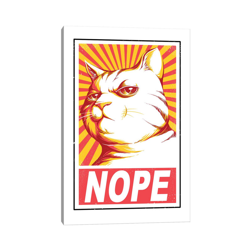Obey Cats by Tobias Fonseca - Wrapped Canvas Gallery-Wrapped Canvas Giclée, 101.60cm H x 101.60cm W