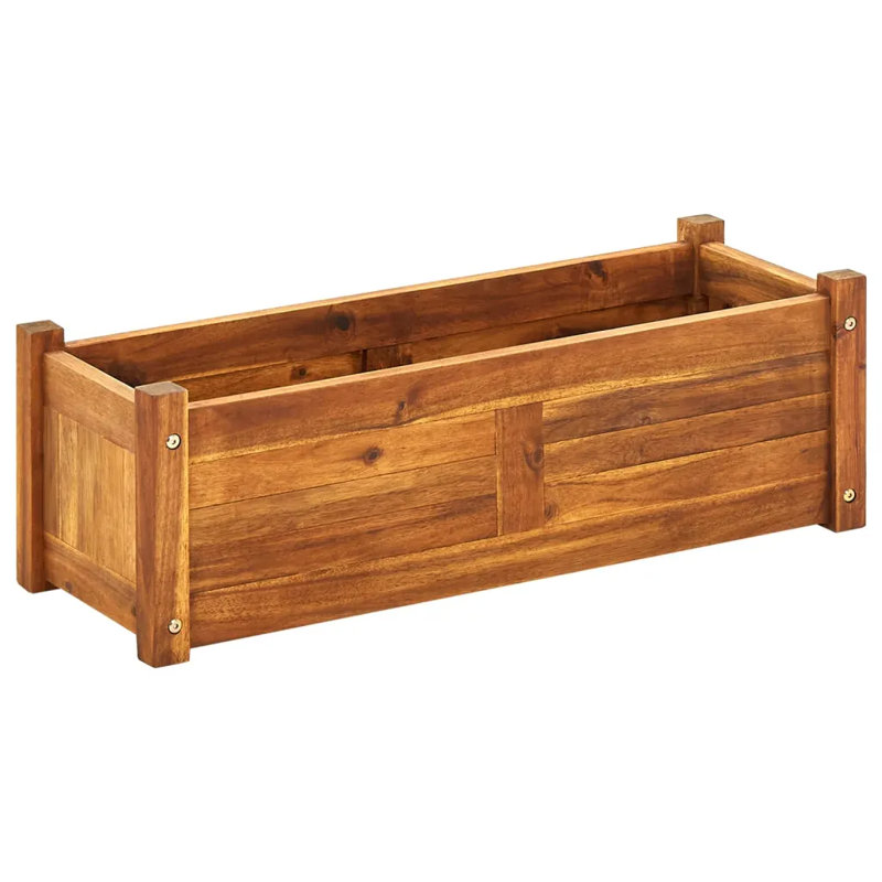 Wood Planter Box, H25 x W76 x D27.6cm
