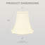 Abat-jour cloche en soie / shantung (Uno)-59723230-59723234
