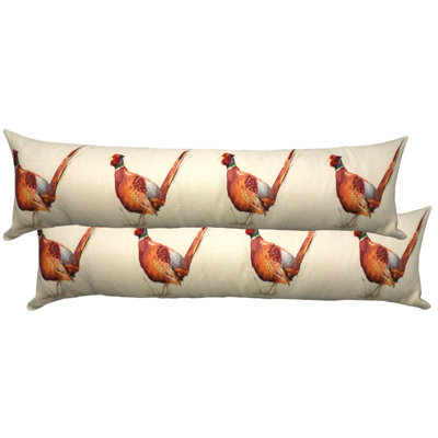 Hunter Pheasant Draught Excluder Bolster Cushion