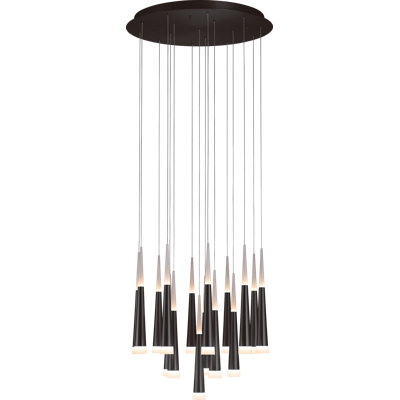 Lustre à niveaux 16 lumières DEL Keshana