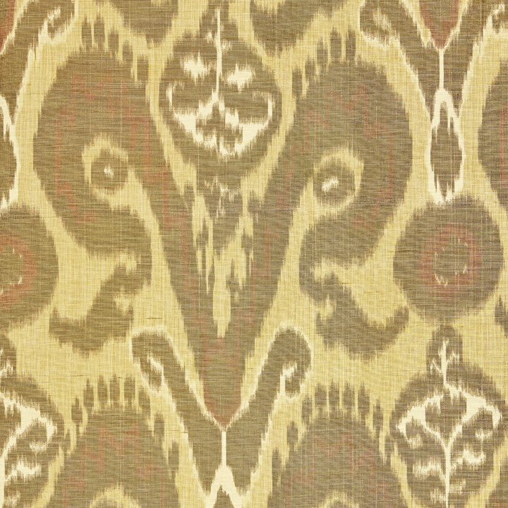 Tissu ikat en soie Merchante Bukhara, Épice