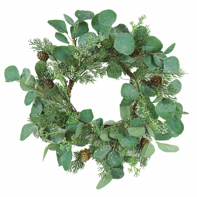 D14.2 "Ensemble de 2 bougies en eucalyptus