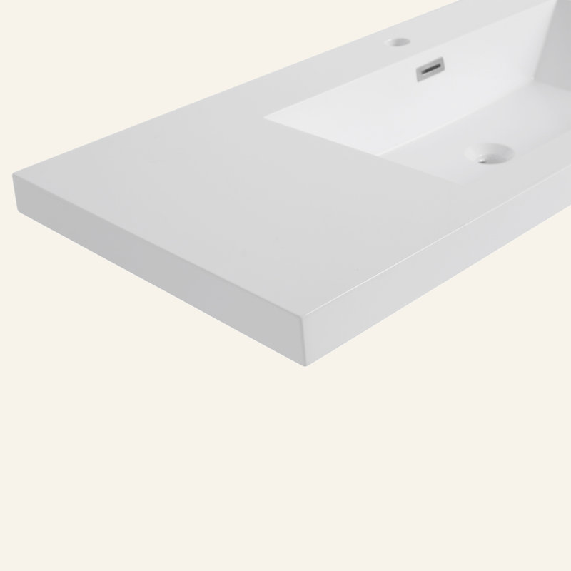 48" Bathroom  Resin Sink