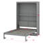 Lit escamotable mural avec tablettes Murphy-969555472