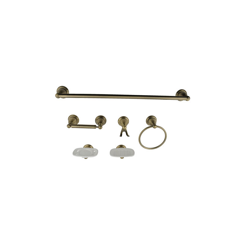 Victorian 6 Piece Bathroom Hardware Set