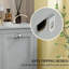 Armoire de rangement pour salle de bain, armoire à linge double inclinable, armoire de plancher pour salle de bain