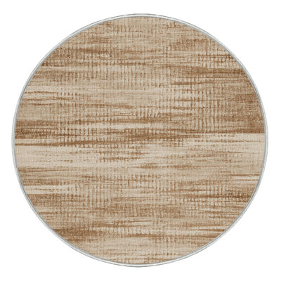 Washable Sandy Neutrals Coastal Area Rug