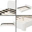 Lit plateforme tapissier blanc-1316689194
