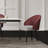 Kimla Faux Leather Solid Back Side Chair With Metal Leg-917453828
