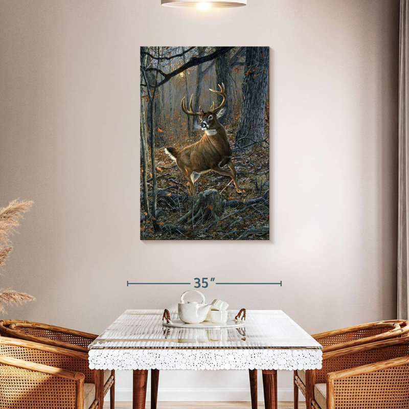 Brampt Buck Fever, 45" H x 30" W