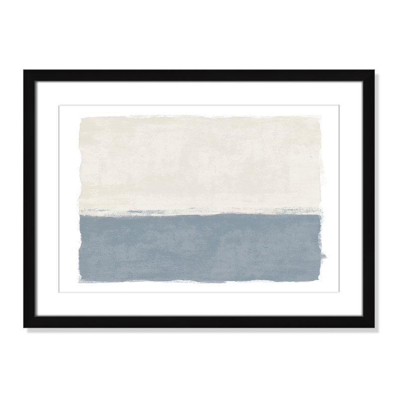 «Coastal Dreams II - Landscape Version Print» par Natalie Carpentieri, L 23 po x H 17 po, Imprimé mat, Noir satiné