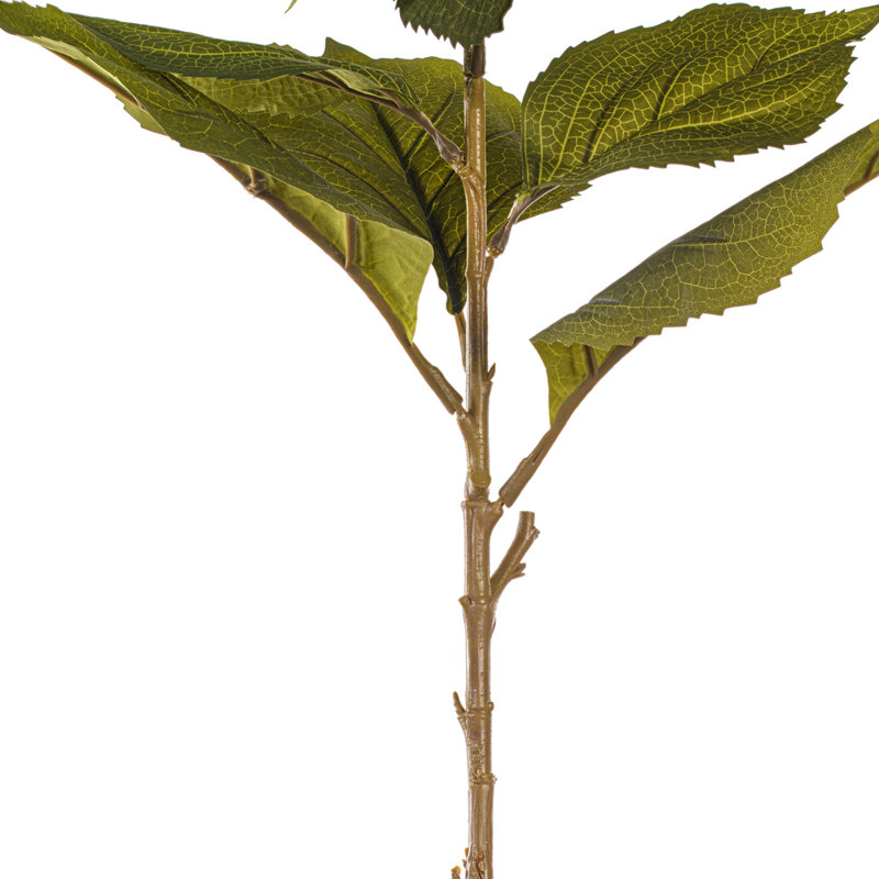 42" Hydrangea Stem, Green, 42" H x 9.5" W x 15.5" D