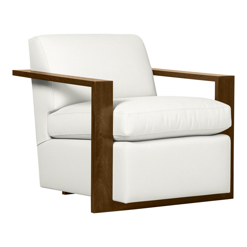 Thom Filicia Home 32" Wide Upholstered Armchair, Wrenn, Tommy Snow