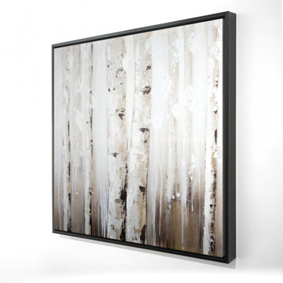 " Abstract White Birches "