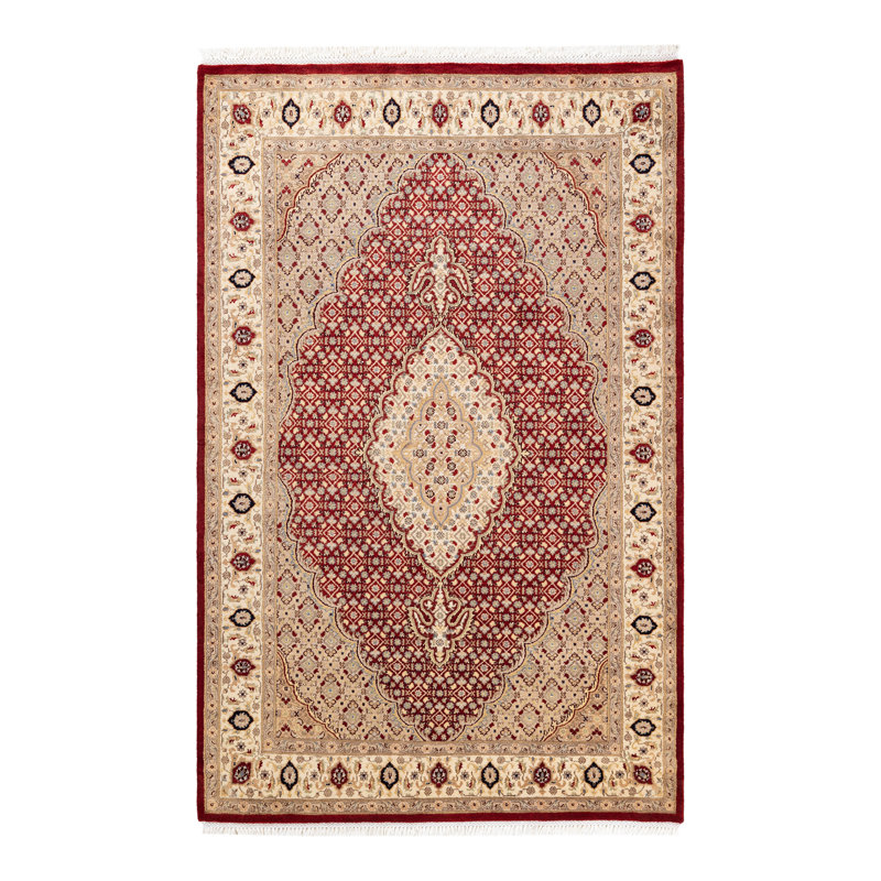 Classic One-of-a-Kind 4' 7" X 7' 2" Hand Knotted Area Rug