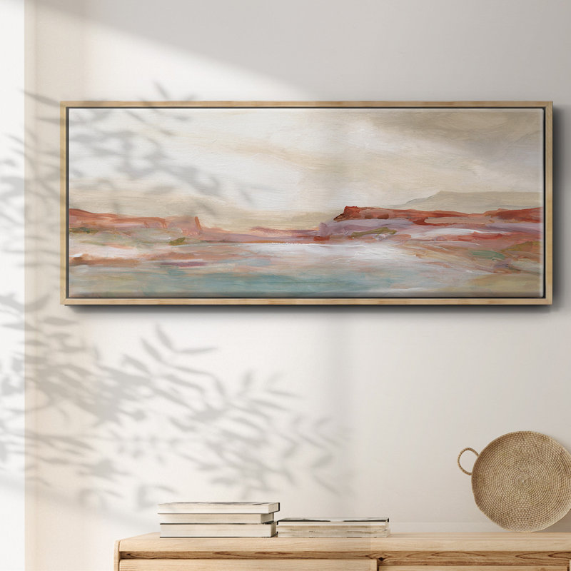 Twilight Desert Mirage - toile encadrée, H 20 po x l 50 po