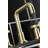 Kingston Brass Webb Two-Handle 3-Hole Deck Mount Widespread Bathroom Faucet with Knurled Handle and Push Pop-Up Drain-62151595