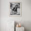 Streaking Steed BW Shadowbox Animals Print by Oliver Gal, Black Frame, 16 x 20-1519356422-1519356440