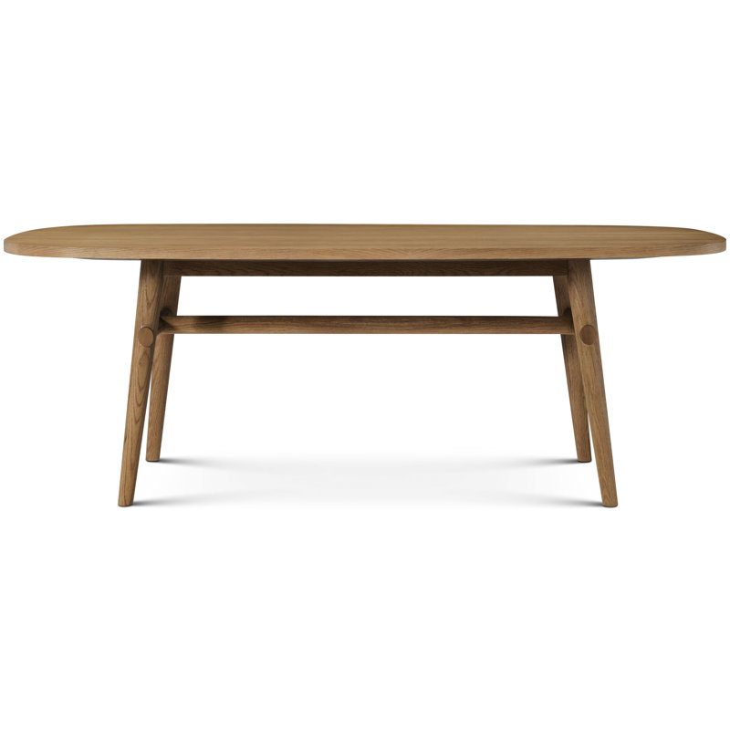 Madrid/WRC Dining Table, Natural, 30" H x 62.99" L x 31.5" W