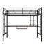 Loft Bed With Desk And Shelf , Space Saving Design,Full