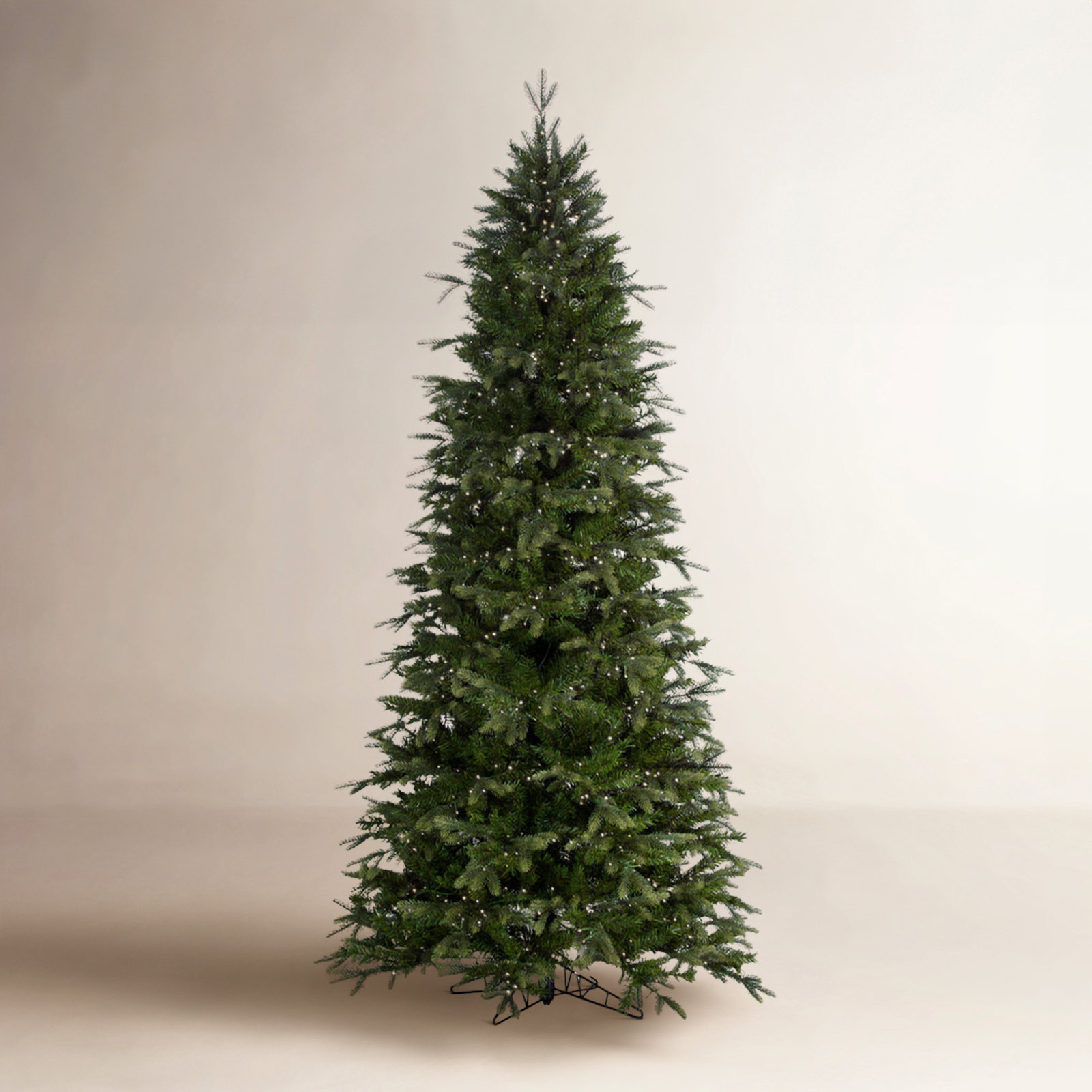 Slim Pre-Lit Fir Christmas Tree, 7.5 ft