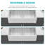 Évier de cuisine 33 "blanc 33 po x 20 po x 10 po en porcelaine blanche