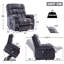 81 cm Wide Fabric Lift Assist Recliner