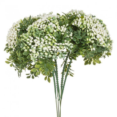 Bouquet de bourgeons floraux blancs