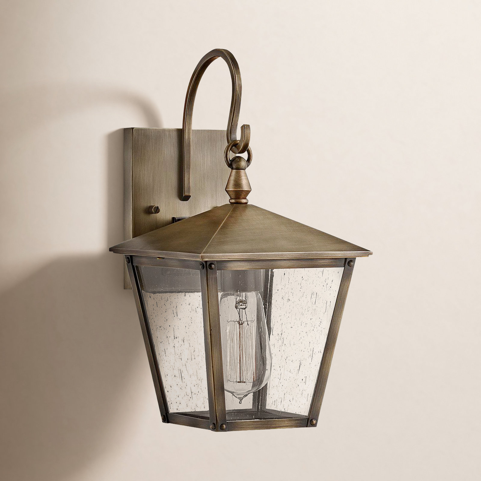 Hinkley Huntersfield 1-Light Outdoor Wall Lantern, Burnished Bronze