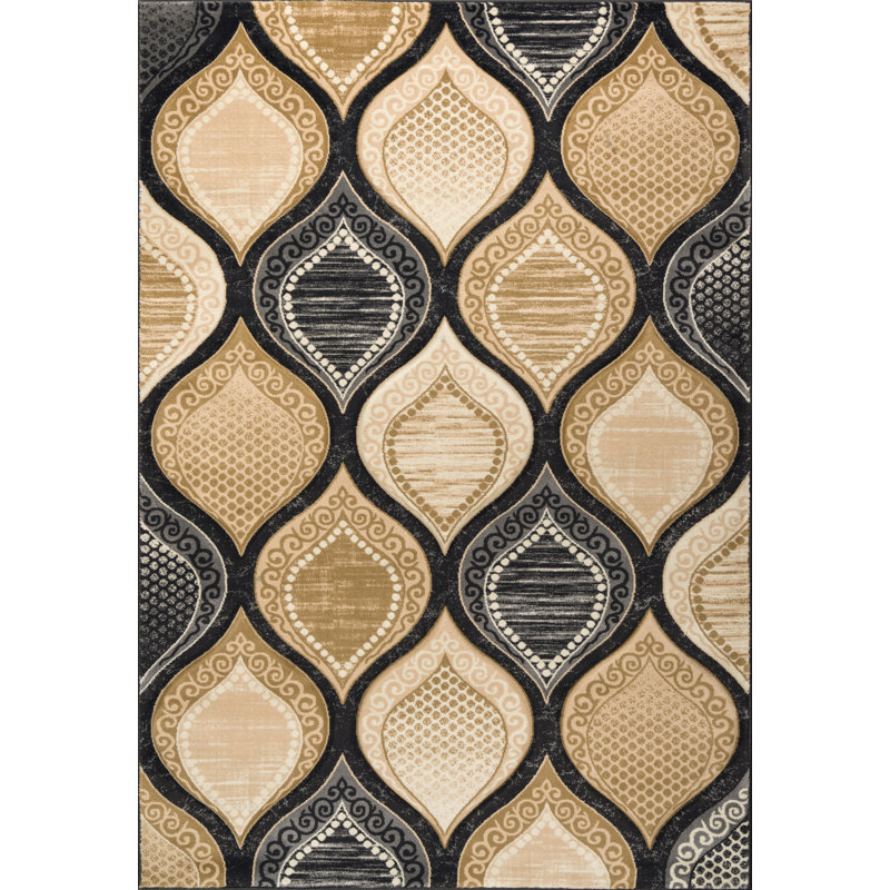 Nipha Geometric Indoor Rug, Rectangle 6'9'' x 9'6''