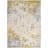 Rug Branch Solenne 3' x 5' (2'8" x 4'8") Gold/Grey Abstract Indoor Doormat Rug, Contemporary, Medium Pile, Stain-Resistant Entry Carpet - Front Door, Mudroom, Hallway and Kitchen-1555170365
