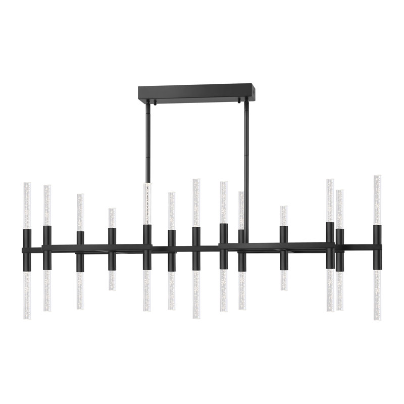 Evaria 26 - Light LED Chandelier, Matte Black